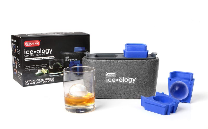 Dexas iceâ€¢ology Clear Ice Cube Tray, 2 Spheres - Image 3